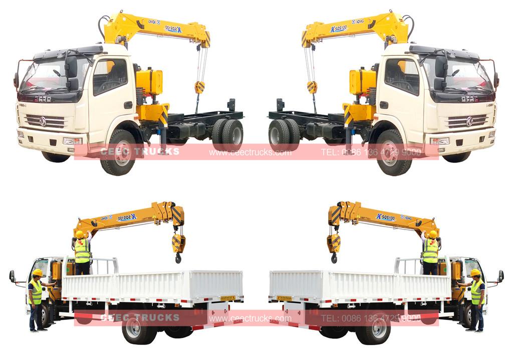 wholesale DONGFENG 4T crane mounted truck wholesale DONGFENG 4T crane mounted truck