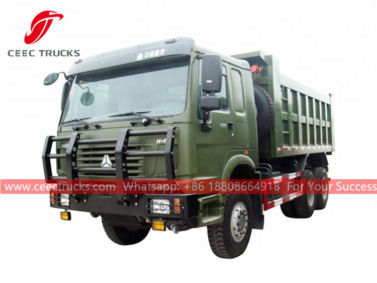 HOWO 6x6 off-road dump truck for sale HOWO 6x6 off-road dump truck for sale