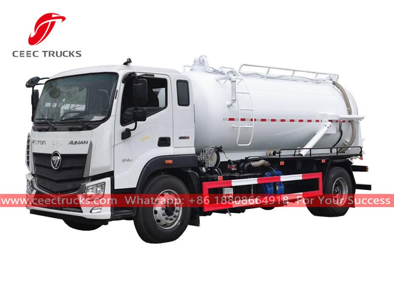 FOTON 10,000 liters sewer sucker truck FOTON 10,000 liters sewer sucker truck