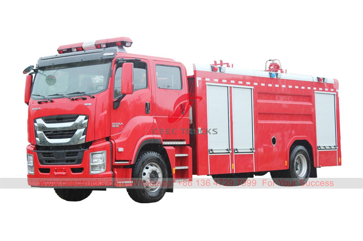 ISUZU GIGA 8 tons water fire truck ISUZU GIGA 8 tons water fire truck