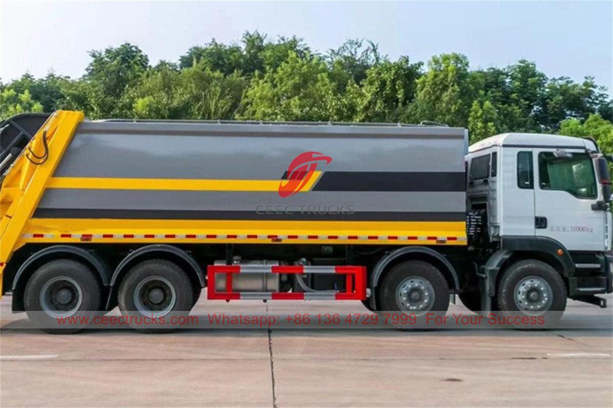 SINOTRUK 8&Atilde;4 waste management truck for sale