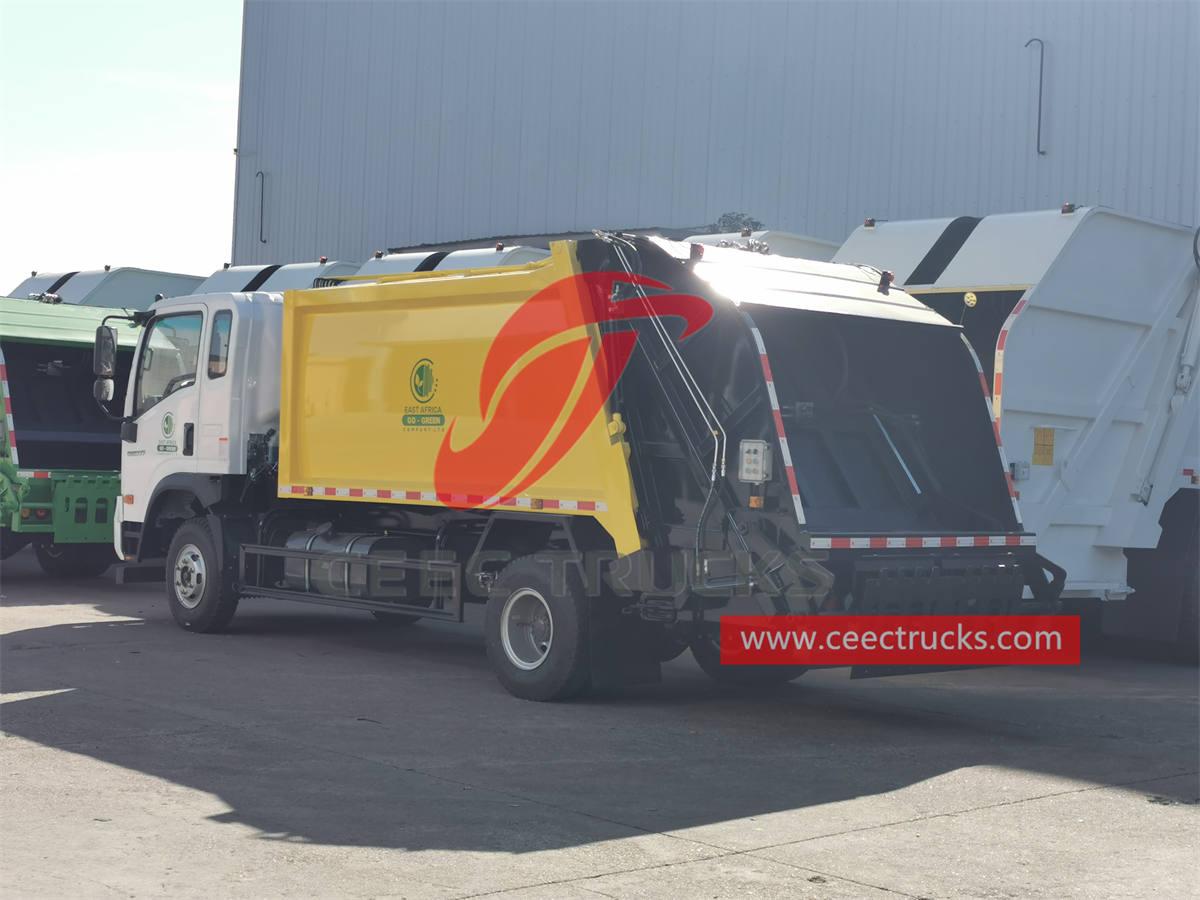 High performance garbage compactor truck HOWO will be delivered from CEEC TRUCKS High performance garbage compactor truck HOWO will be delivered from CEEC TRUCKS