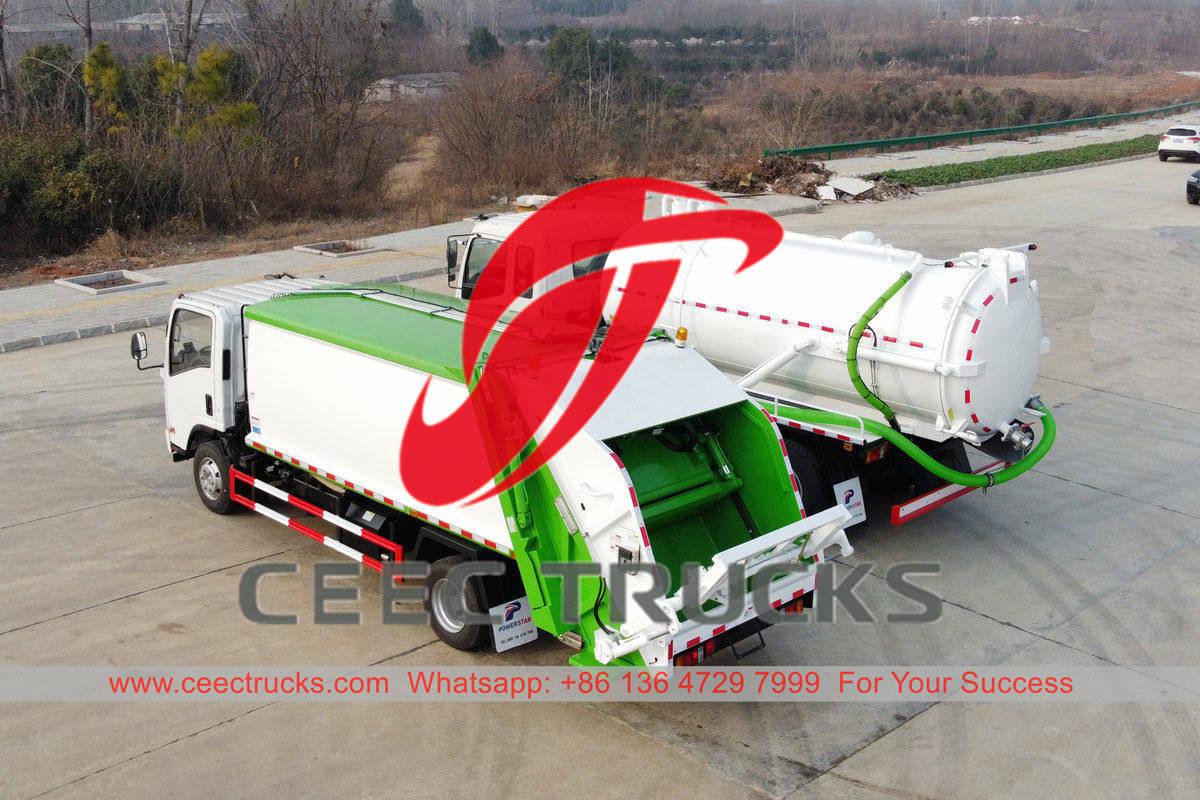 ISUZU waste compactor truck and ISUZU sewage cleaning truck supplies ISUZU waste compactor truck and ISUZU sewage cleaning truck supplies