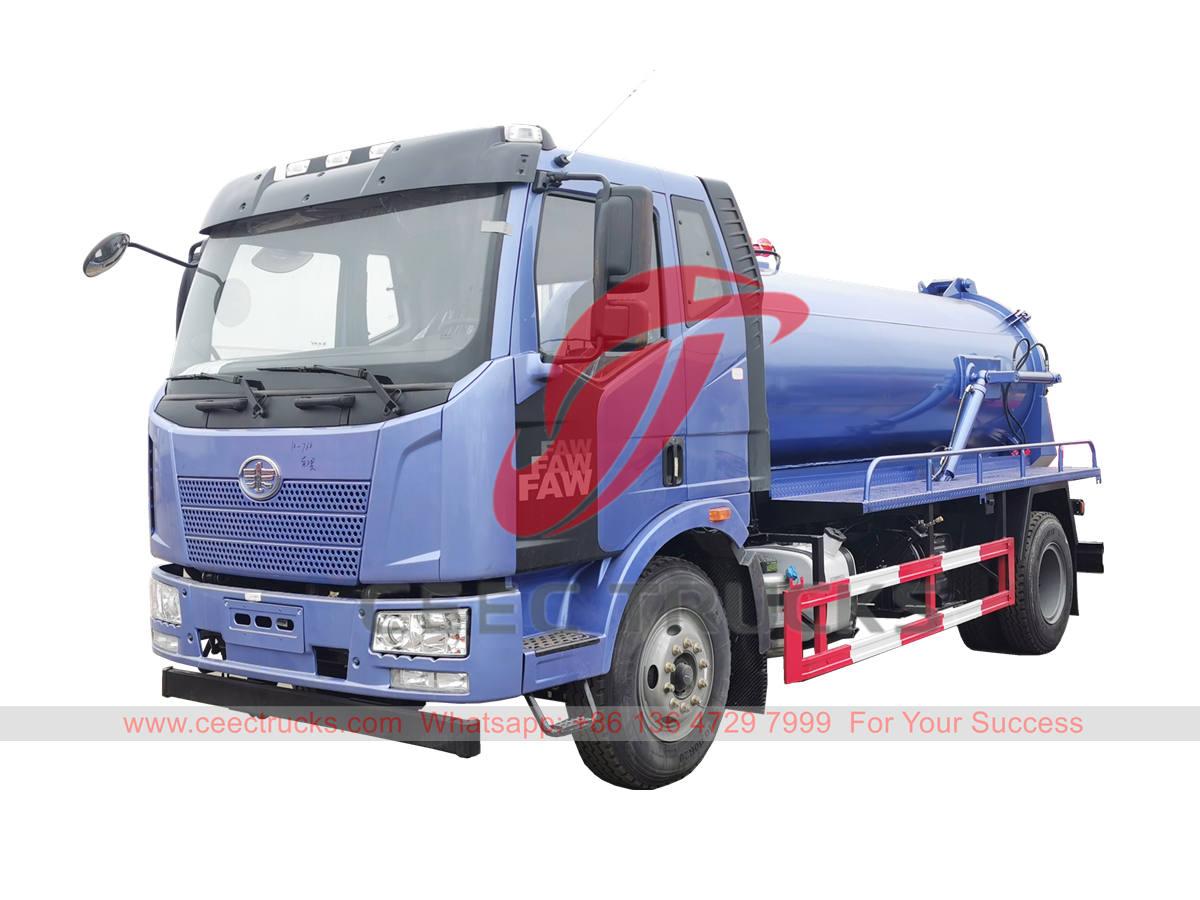 China FAW brand vacuum pump trucks for sale China FAW brand vacuum pump trucks for sale