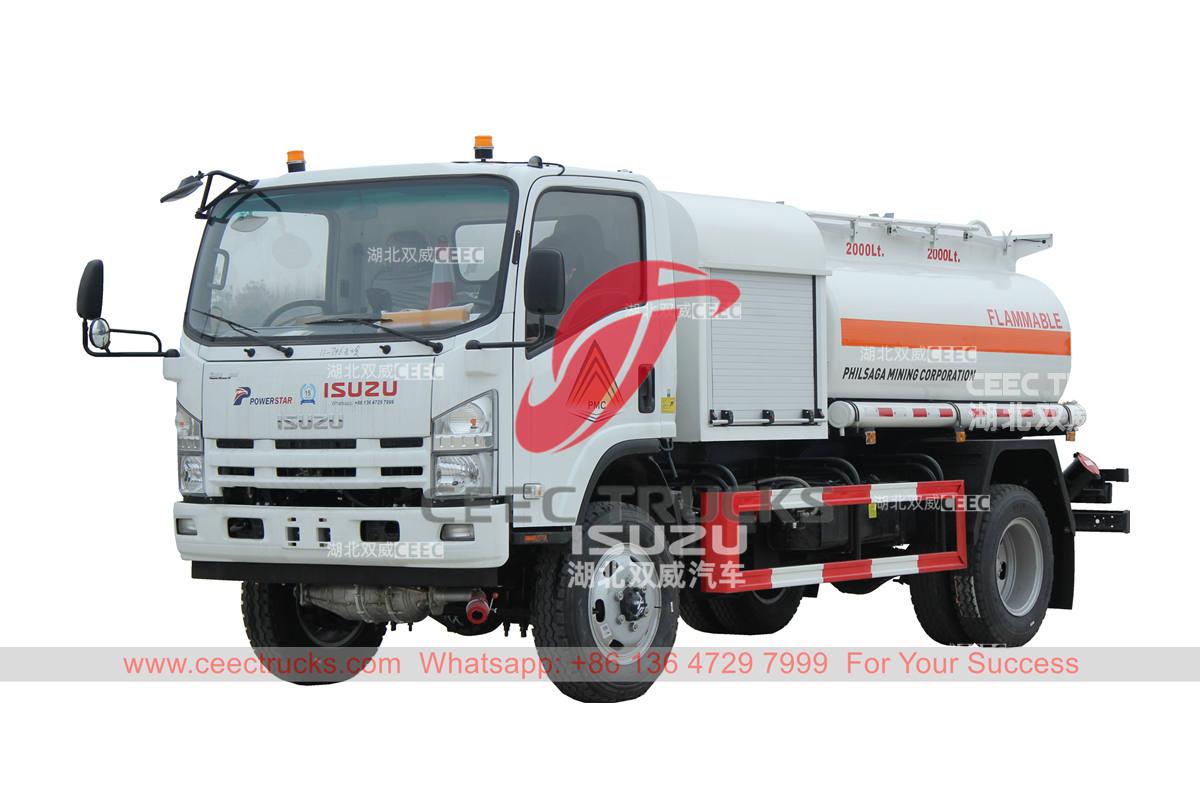 ISUZU 700P 4Ã4 all wheel drive fuel bowser for sale ISUZU 700P 4Ã4 all wheel drive fuel bowser for sale