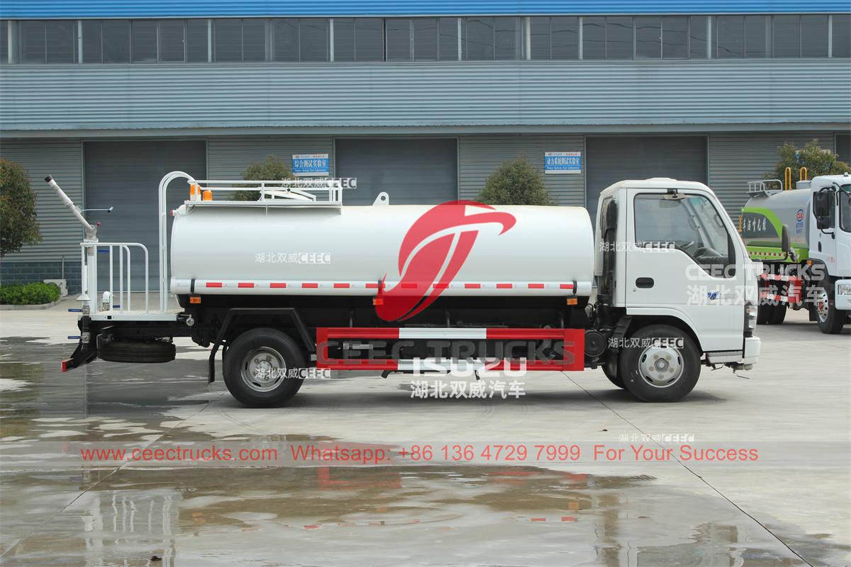 Custom-made ISUZU NQR 5000 liters stainless steel water spray truck for sale Custom-made ISUZU NQR 5000 liters stainless steel water spray truck for sale