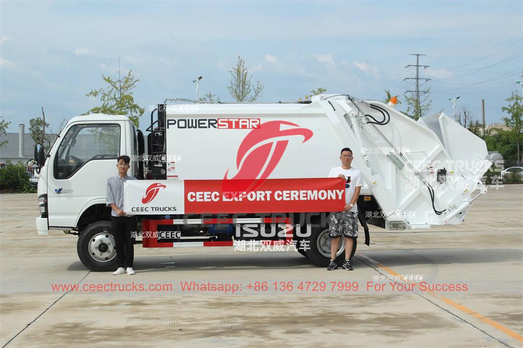 High performance ISUZU 600P 4&Atilde;4 AWD rear load refuse compactor on sale