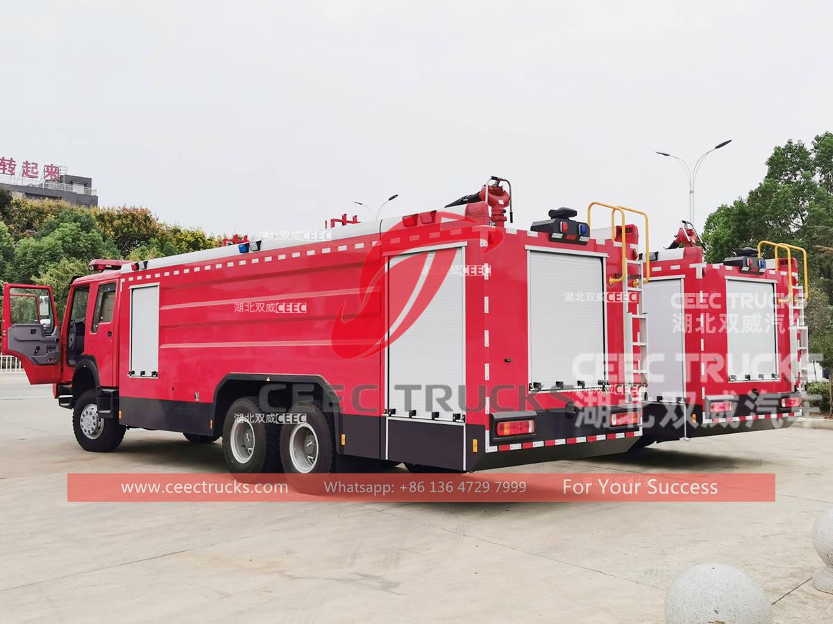 Brand new HOWO 6&Atilde;6 all wheel drive fire rescue tender for sale
