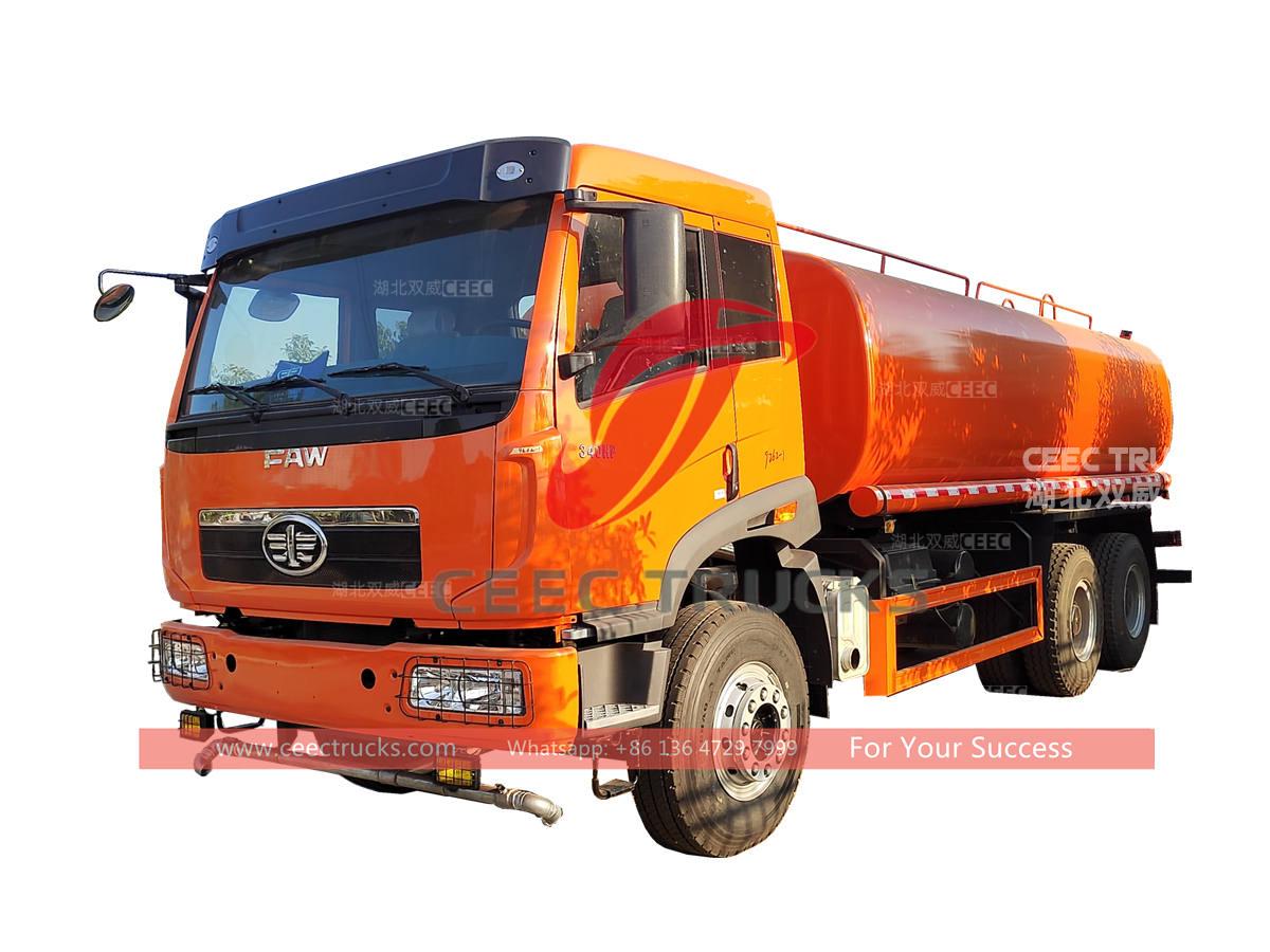 FAW 6×4 20000 liters water sprinkler truck FAW 6×4 20000 liters water sprinkler truck