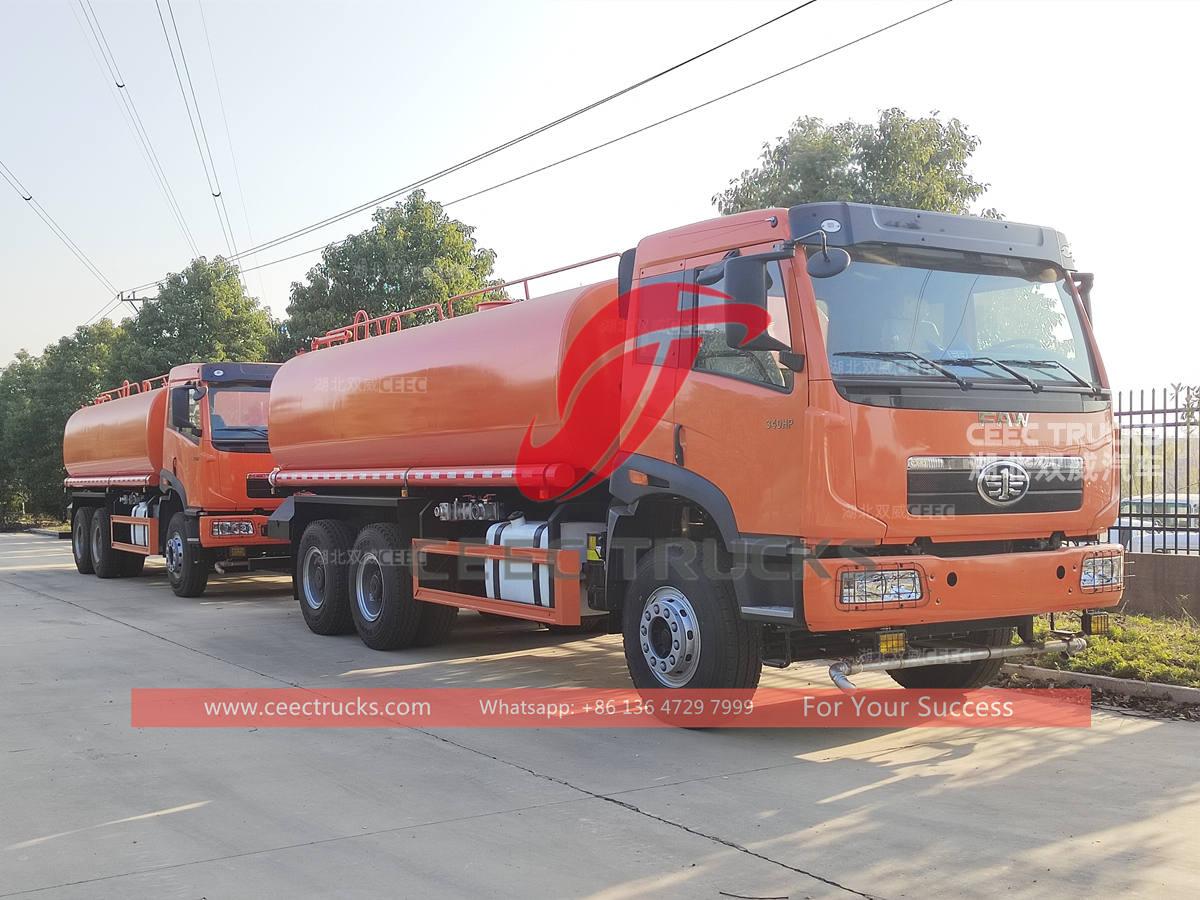 FAW 20CBM water sparying trucks for export FAW 20CBM water sparying trucks for export