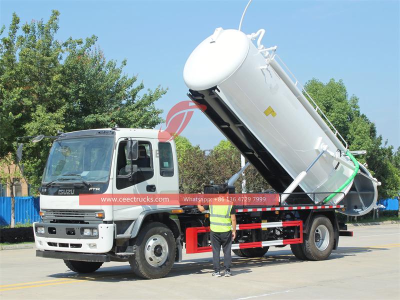 ISUZU FTR 10CBM sewage tank truck ISUZU FTR 10CBM sewage tank truck