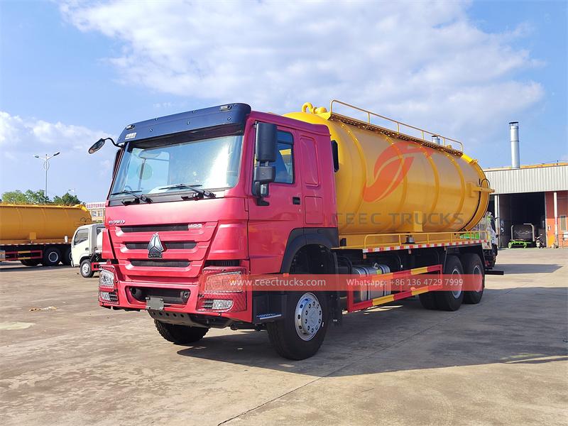 HOWO 20000L vacuum sewage tank truck HOWO 20000L vacuum sewage tank truck