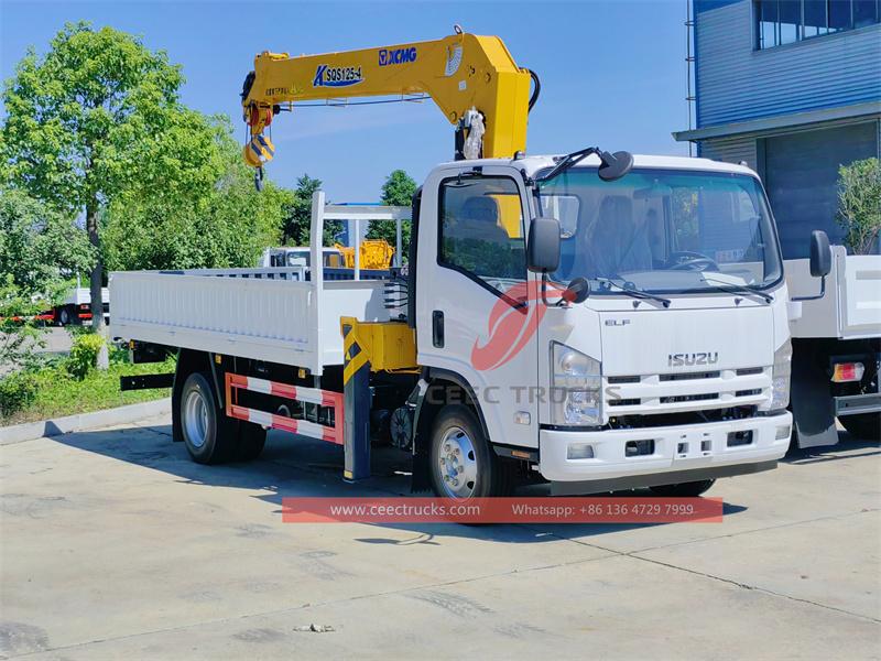 ISUZU NPR 5 Tons XCMG crane truck ISUZU NPR 5 Tons XCMG crane truck