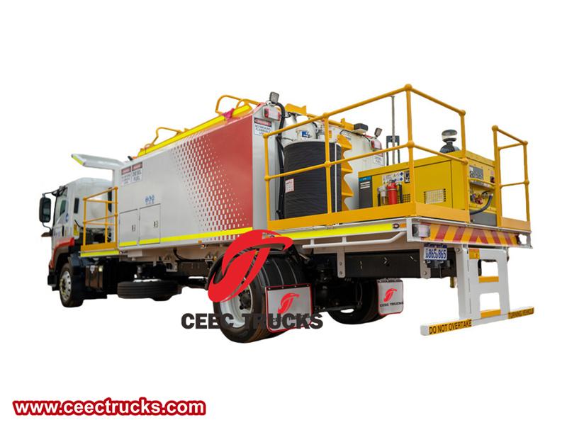 Isuzu 8cbm lubricant oil supply fuel lube service truck Isuzu 8cbm lubricant oil supply fuel lube service truck