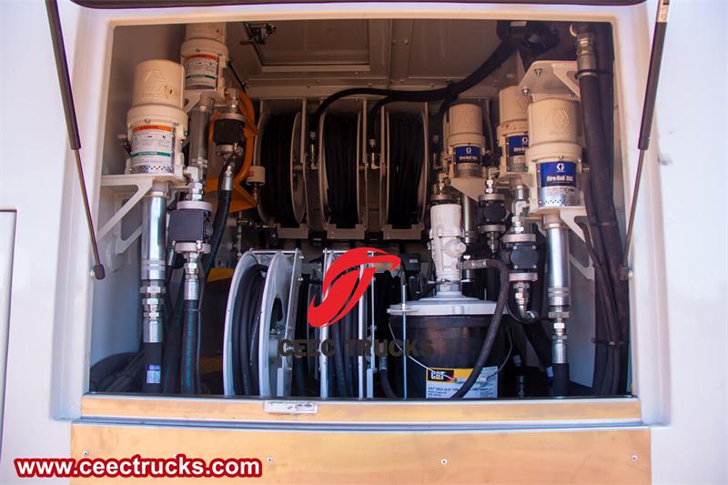 Lubricating oil reel Lubricating oil reel