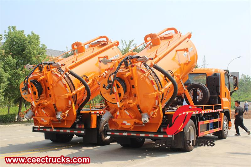 Isuzu FVR GIGA combined jetting truck Isuzu FVR GIGA combined jetting truck