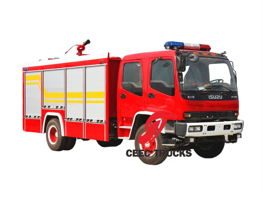Isuzu chassis Foam Water Rescue Fire Trucks Isuzu chassis Foam Water Rescue Fire Trucks