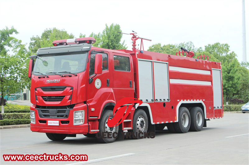 Isuzu GIGA 21000L heavy dry powder fire rescue truck Isuzu GIGA 21000L heavy dry powder fire rescue truck