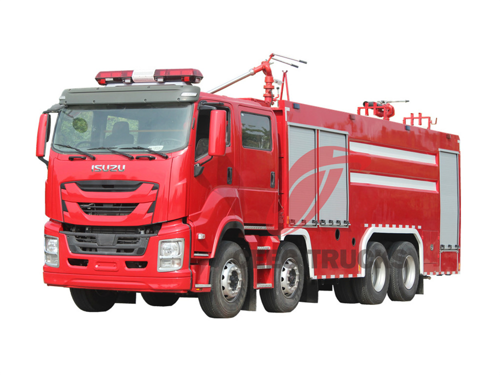 Isuzu heavy rescue dry powder fire truck Isuzu heavy rescue dry powder fire truck