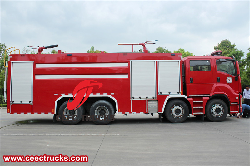 Isuzu GIGA 8x4 dry powder water foam fire truck Isuzu GIGA 8x4 dry powder water foam fire truck