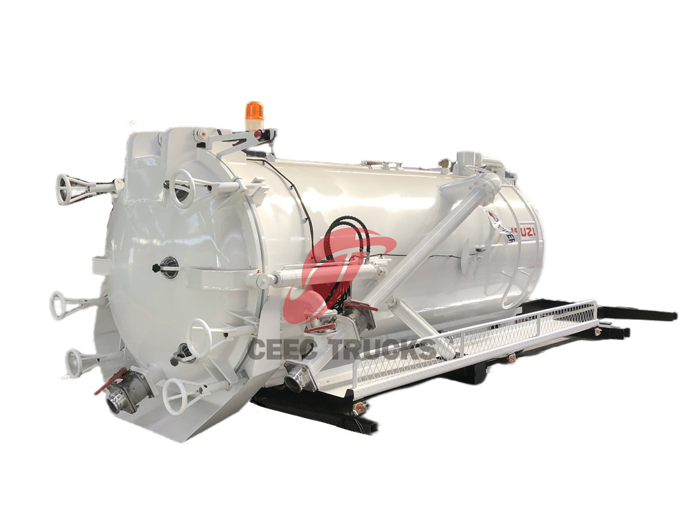 5,000 liters vacuum pump tanker body 5,000 liters vacuum pump tanker body