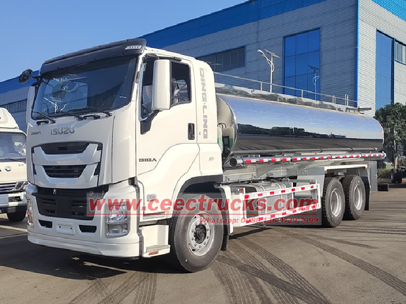 Isuzu giga 20000L stainless steel drinking water truck