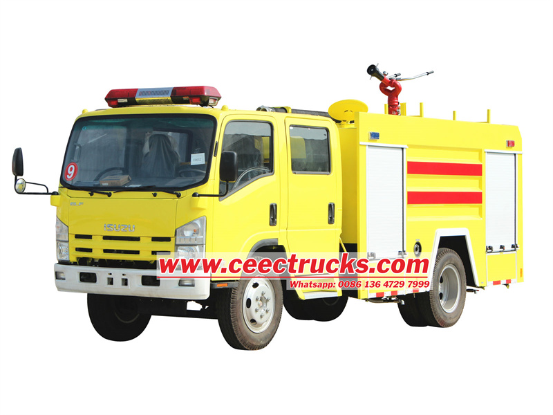 ISUZU NPR police fire water truck ISUZU NPR police fire water truck