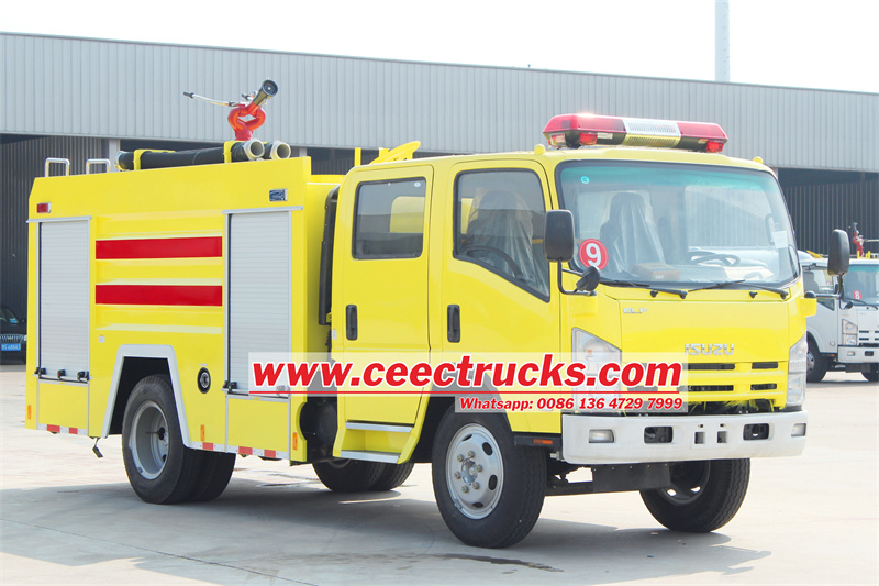 Isuzu 700P water fire truck Isuzu 700P water fire truck