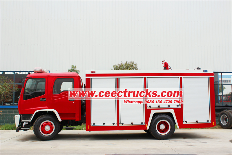 ISUZU FTR dry powder nitrogen fire truck Isuzu FTR dry Powder/nitrogen fire truck