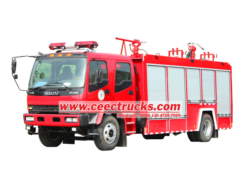 Isuzu FVR dry powder fire truck Isuzu FVR dry powder fire truck