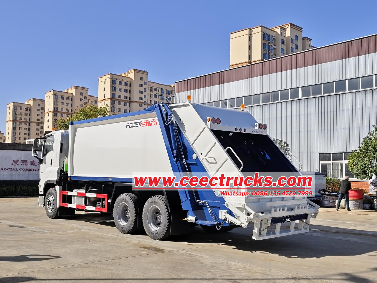 ISUZU GIGA series Rear Bin Lifter Garbage Truck ISUZU GIGA series Rear Bin Lifter Garbage Truck