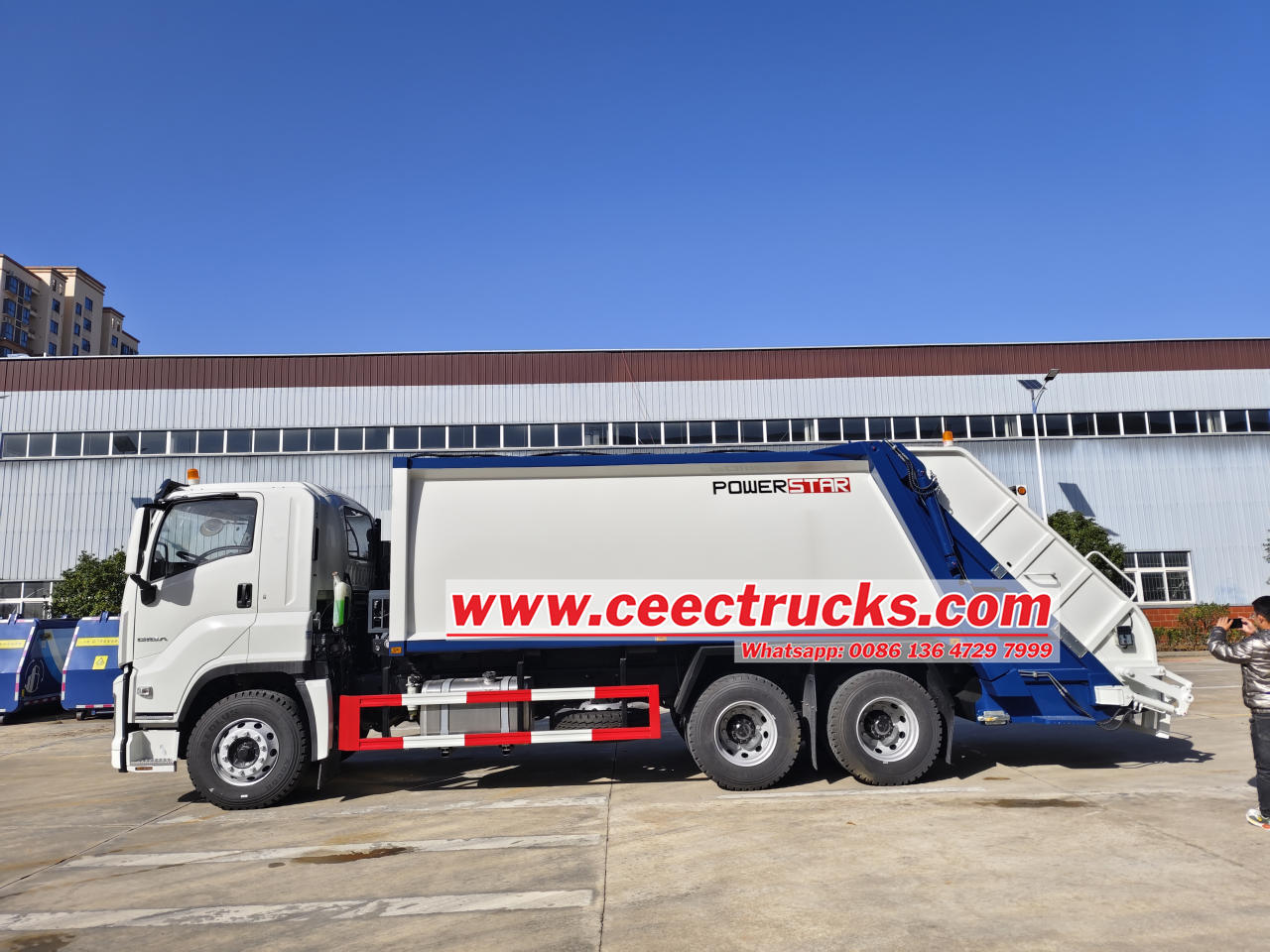 ISUZU GIGA series Rear Bin Lifter Garbage Truck ISUZU GIGA series Rear Bin Lifter Garbage Truck