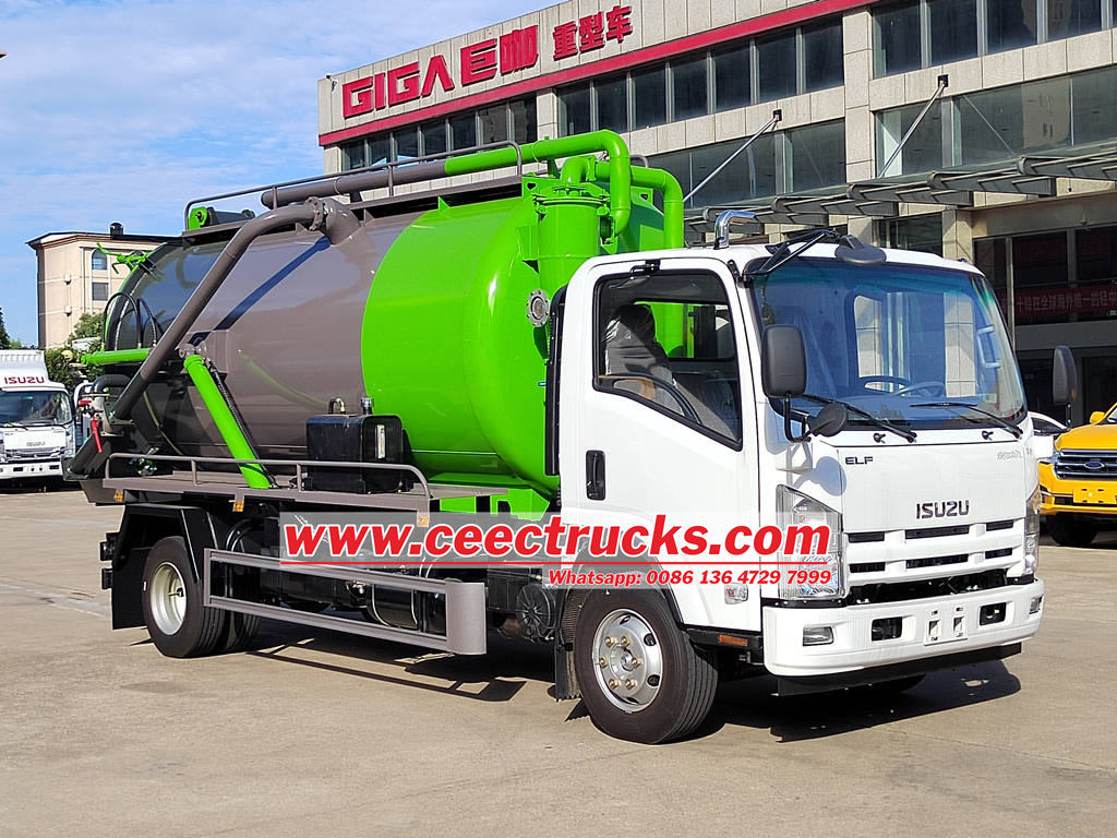 Best ISUZU vacuum septic tank trucks for sale