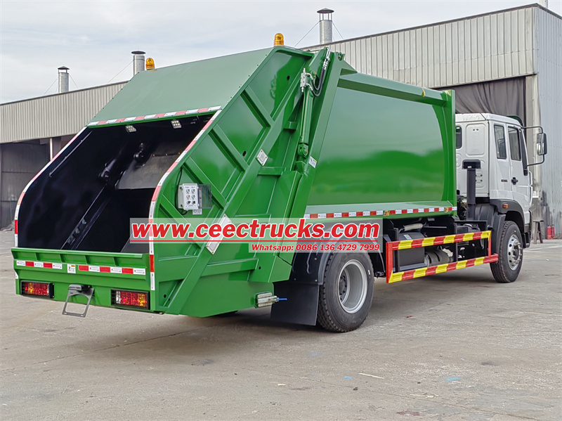 HOWO 190HP rear load trash truck HOWO 190HP rear load trash truck
