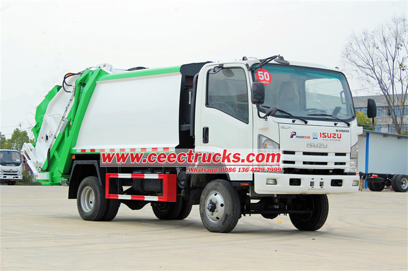 ISUZU NPR 4x4 garbage compactor truck ISUZU NPR 4x4 garbage compactor truck