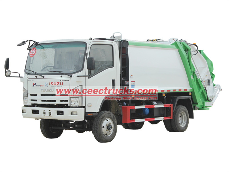 ISUZU NPR 4x4 garbage compactor truck ISUZU NPR 4x4 garbage compactor truck