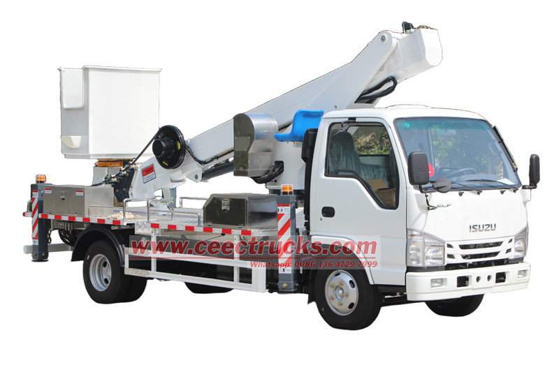Isuzu mobile safe aerial platform truck