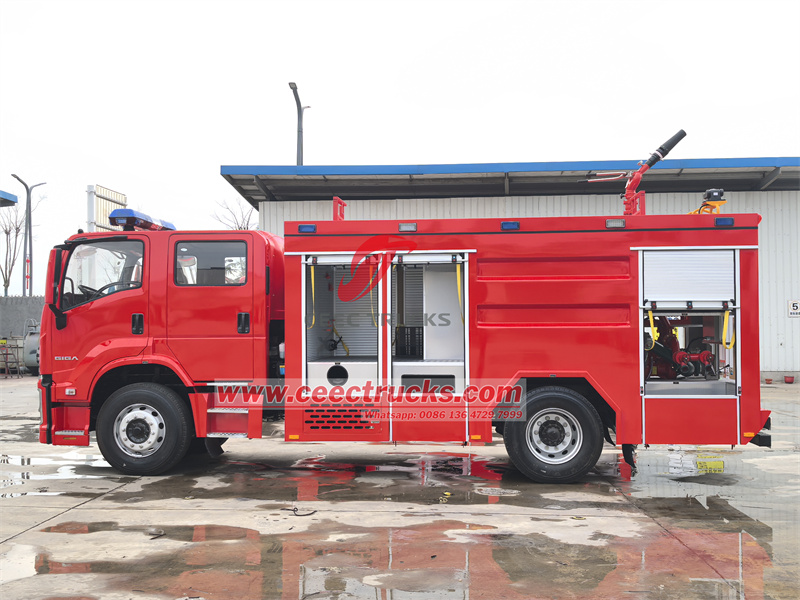 Isuzu 6000Liters foam fire tender truck Isuzu 6000Liters foam fire tender truck