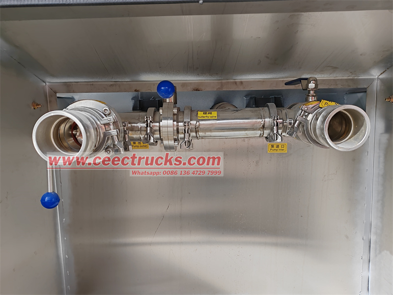 Stainless steel Isuzu drinking water transport truck 20000 liters Stainless steel Isuzu drinking water transport truck 20000 liters