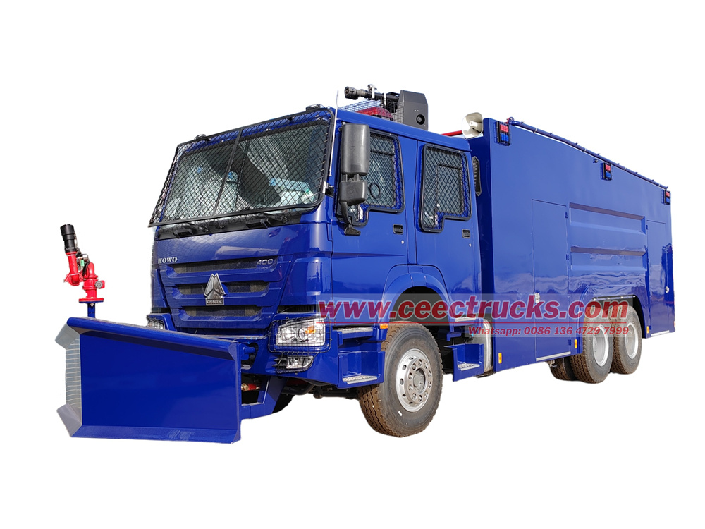 HOWO anti riot water cannon vehicle HOWO anti riot water cannon vehicle