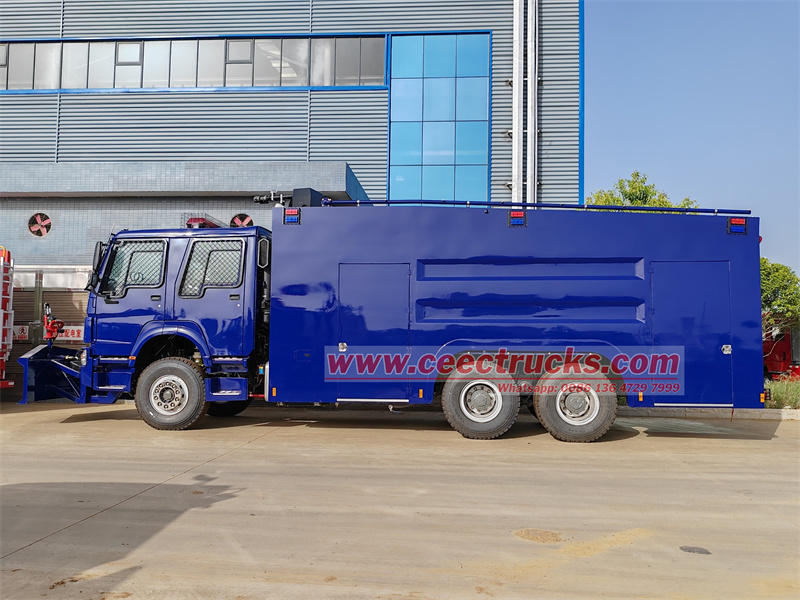 HOWO armored crowd control riot truck HOWO armored crowd control riot truck
