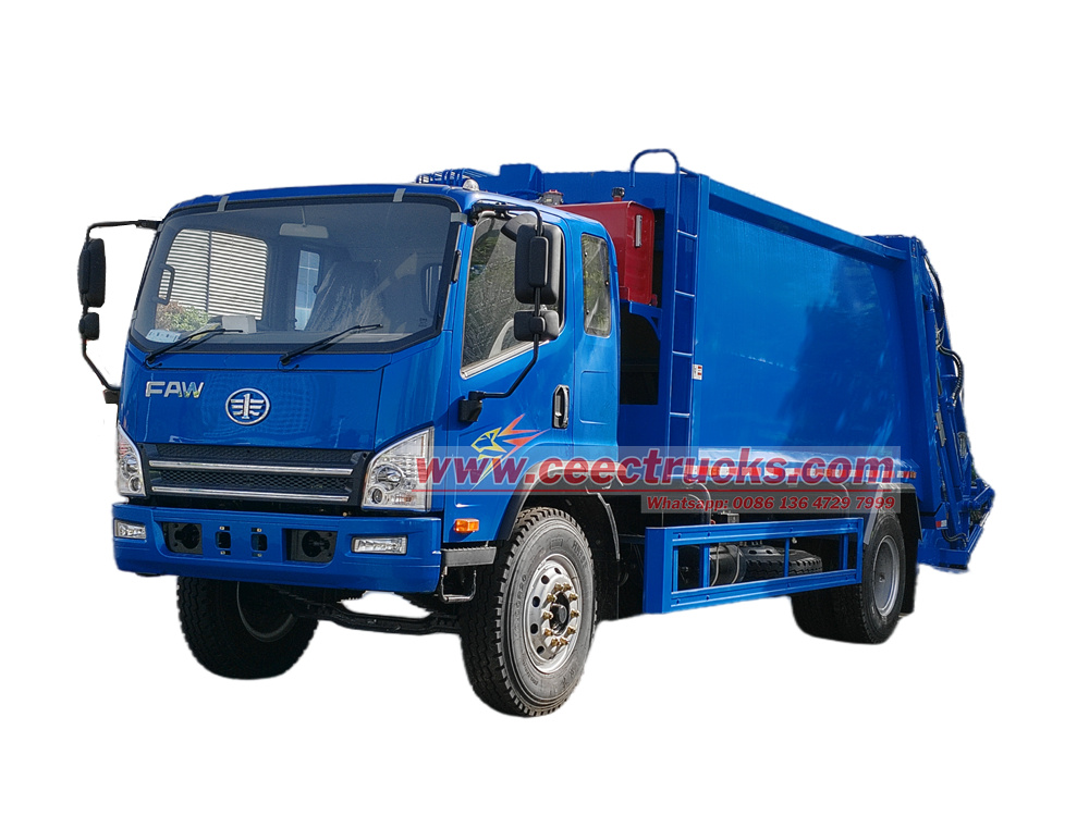 FAW 4x4 RHD refuse compactor vehicle