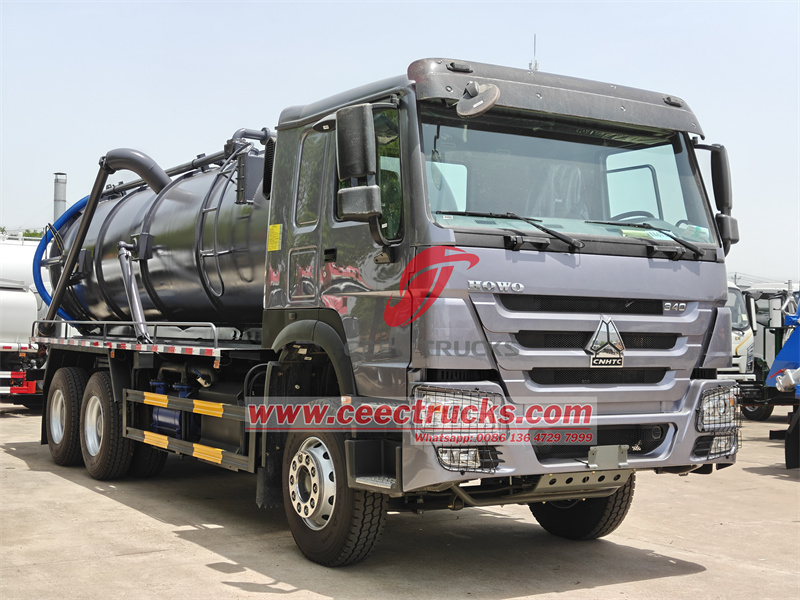 HOWO vacuum tanker truck