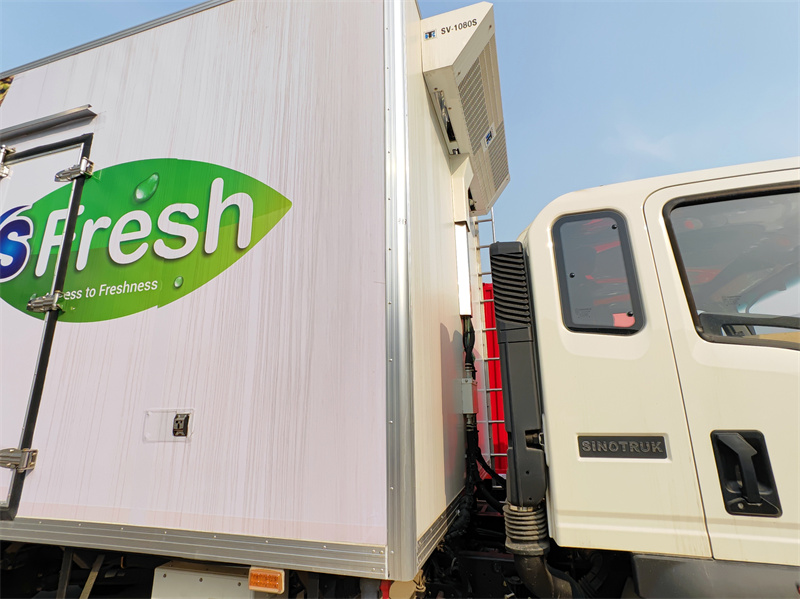 Howo light-duty 5tons chiller van