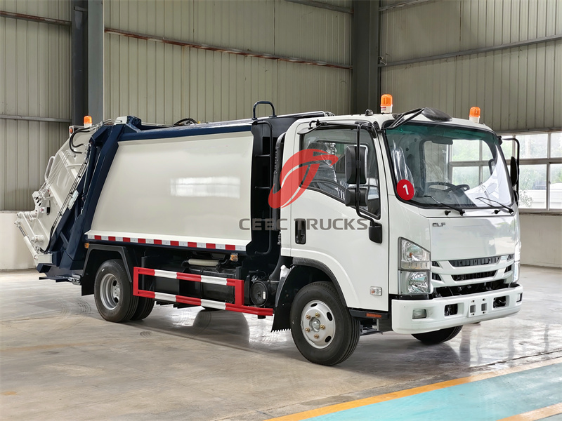 Isuzu NPR garbage compactor truck