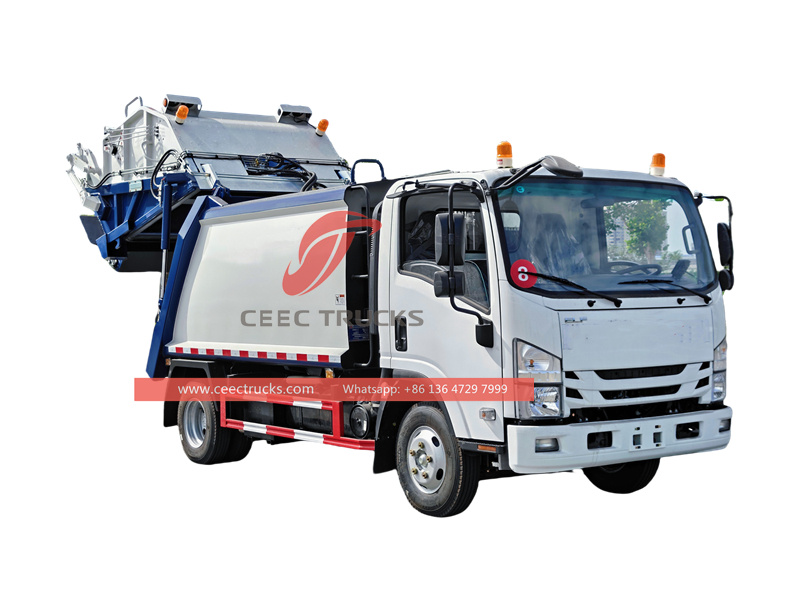Isuzu ELF 8CBM garbage compactor truck