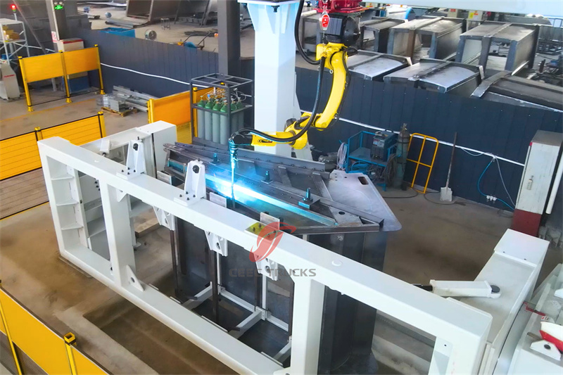 garbage compactor truck