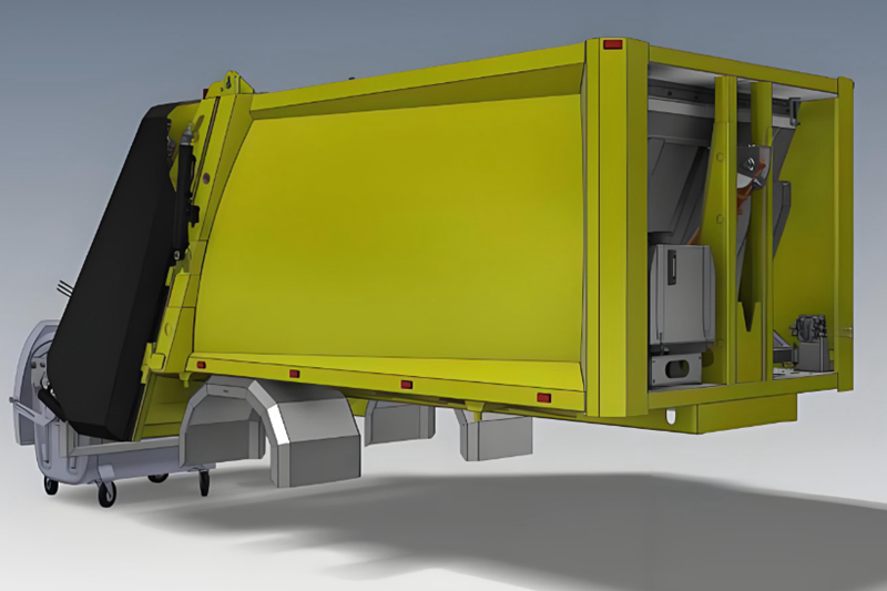Howo garbage compactor truck