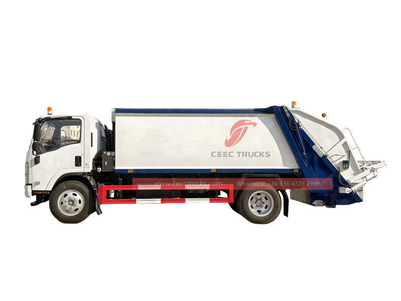 Isuzu 6CBM garbage compactor truck