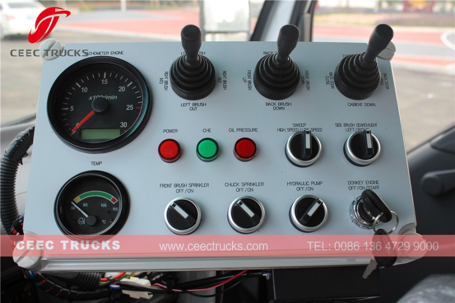 Dongfeng 5CBM လမ်းသန့်ရှင်းရေး ကုန်တင်ယာဉ်